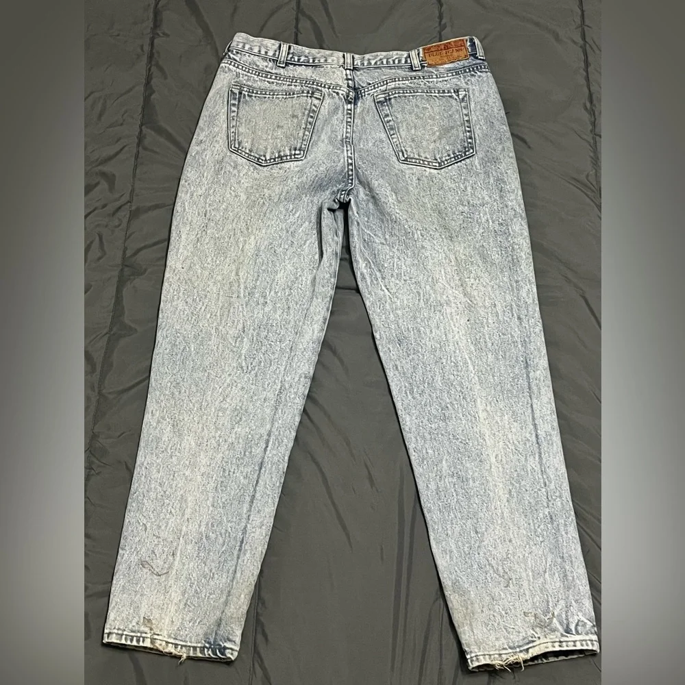 Vintage 80s 90s Calvin Klein Acid Wash USA Cotton Jeans - Picture 7 of 13